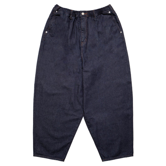 Blue Label Super Loose Denim Easy Pants - Indigo