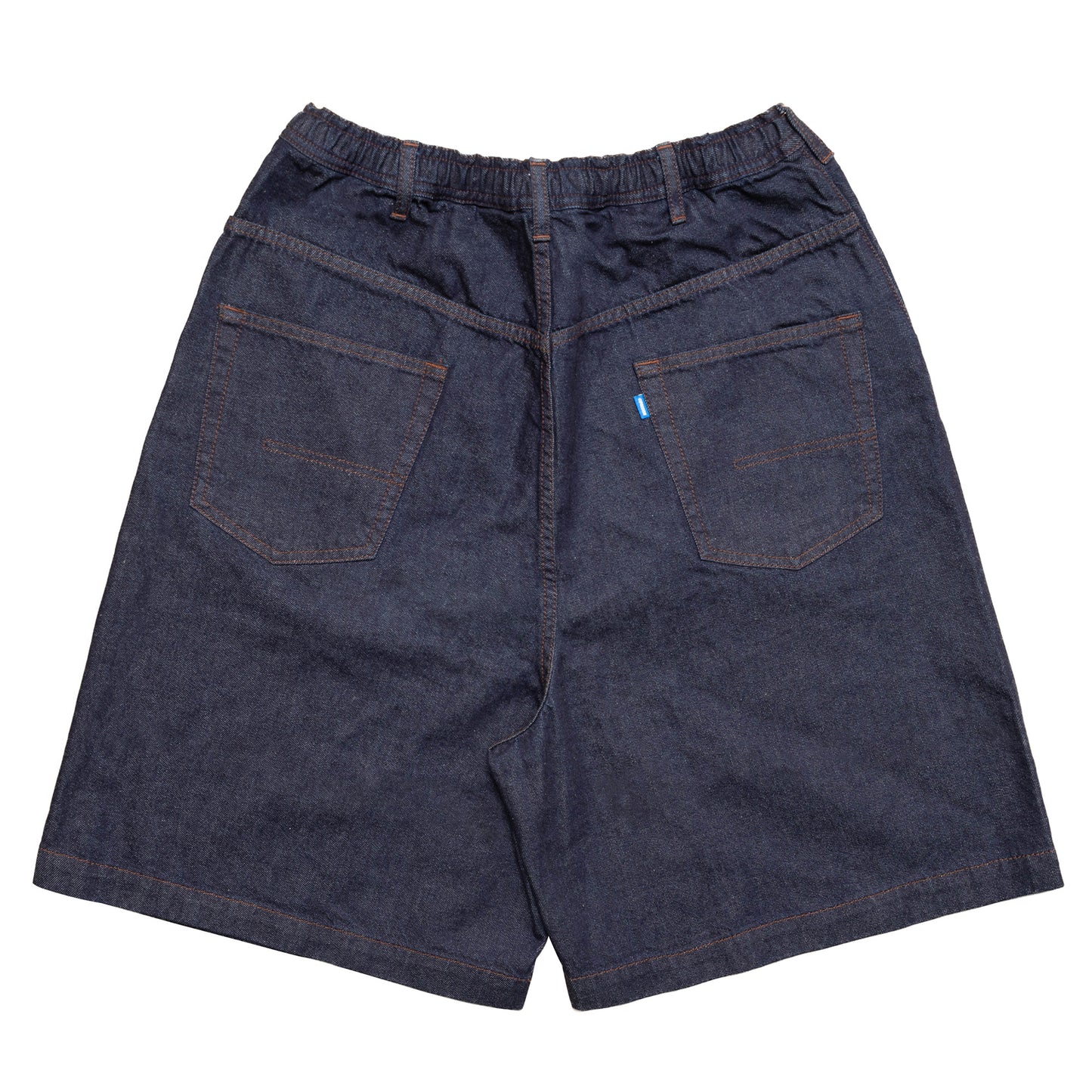 Blue Label Super Loose Denim Easy Shorts - Indigo