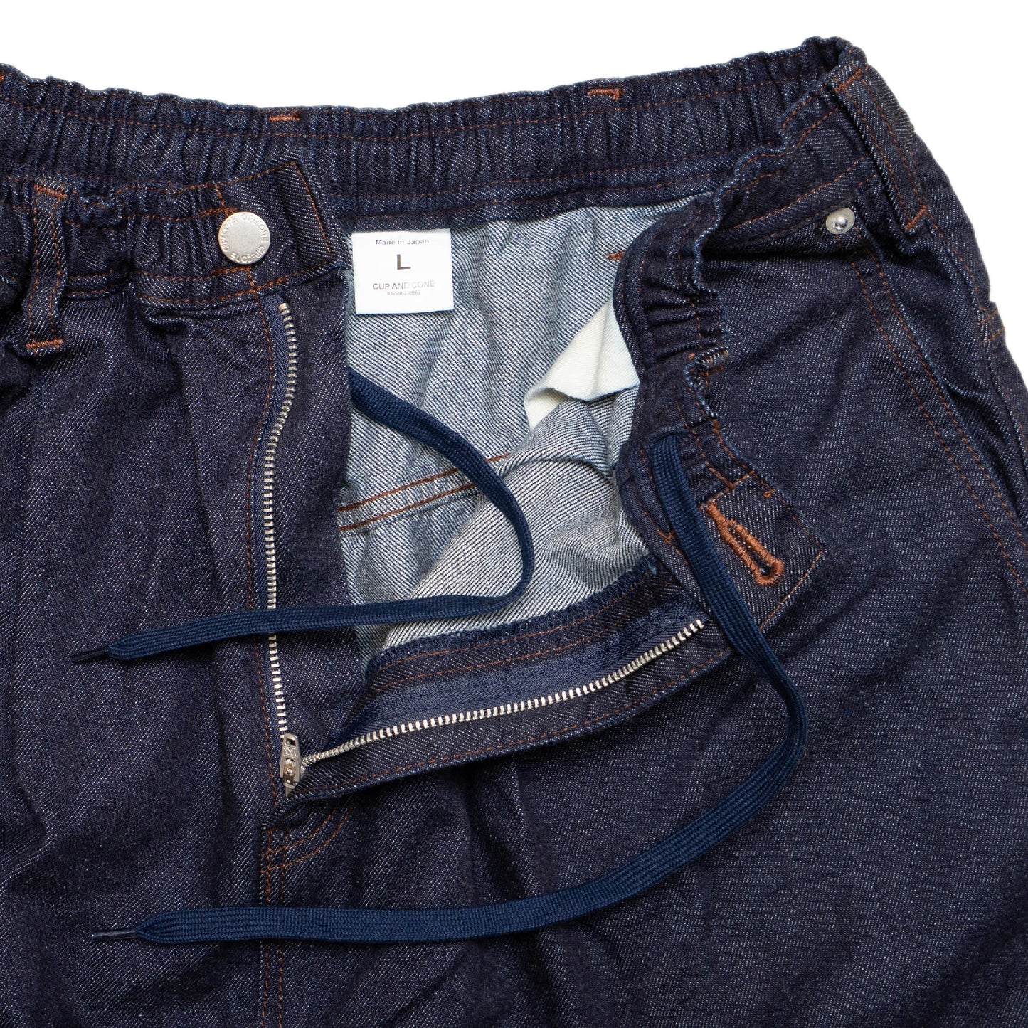 Blue Label Super Loose Denim Easy Pants - Indigo
