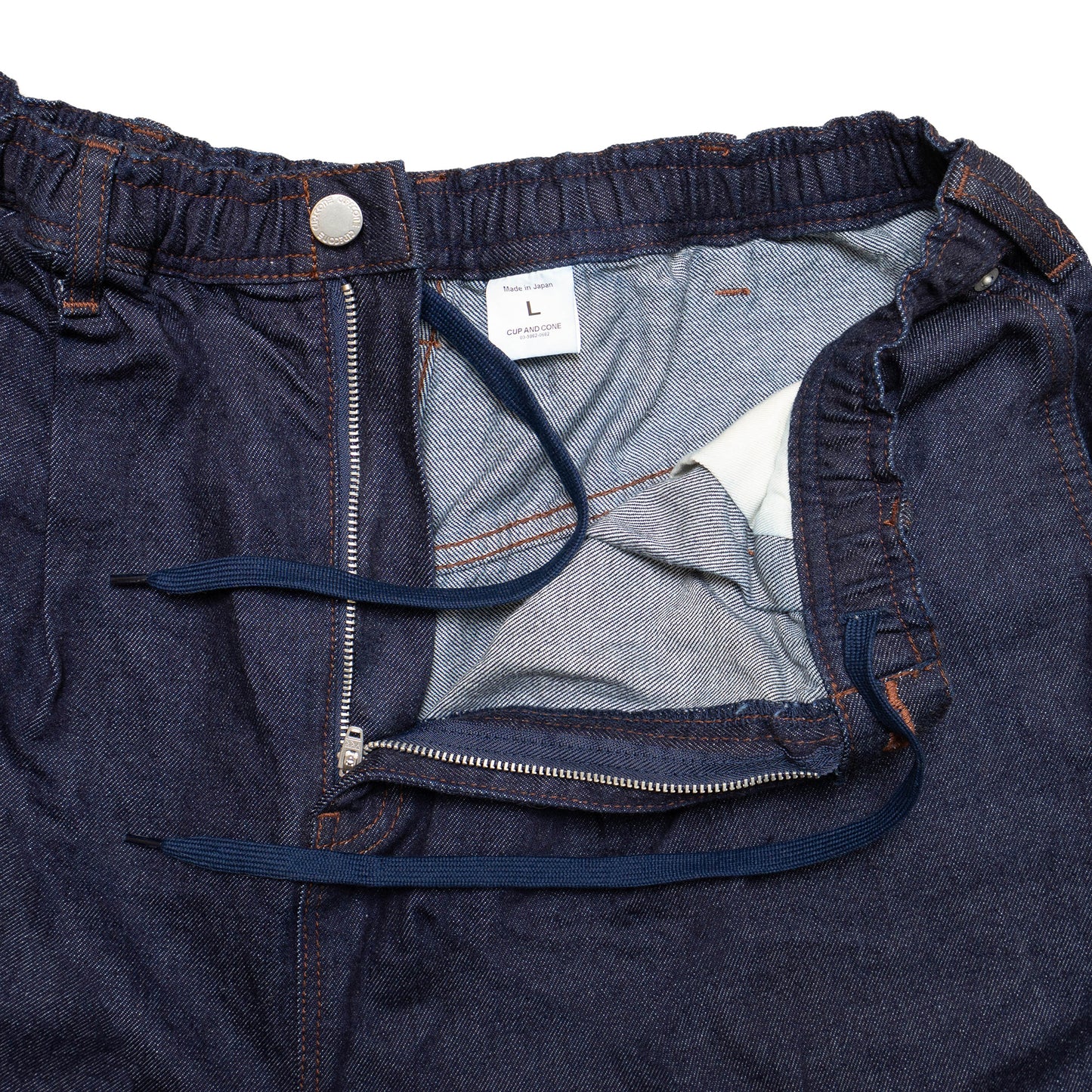 Blue Label Super Loose Denim Easy Shorts - Indigo