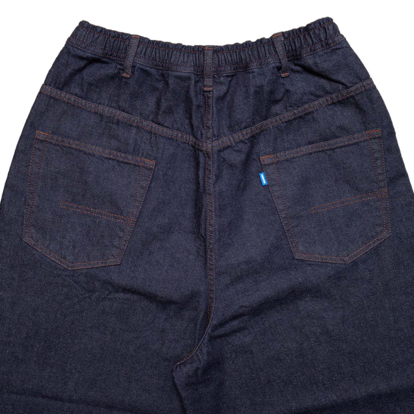 Blue Label Super Loose Denim Easy Pants - Indigo