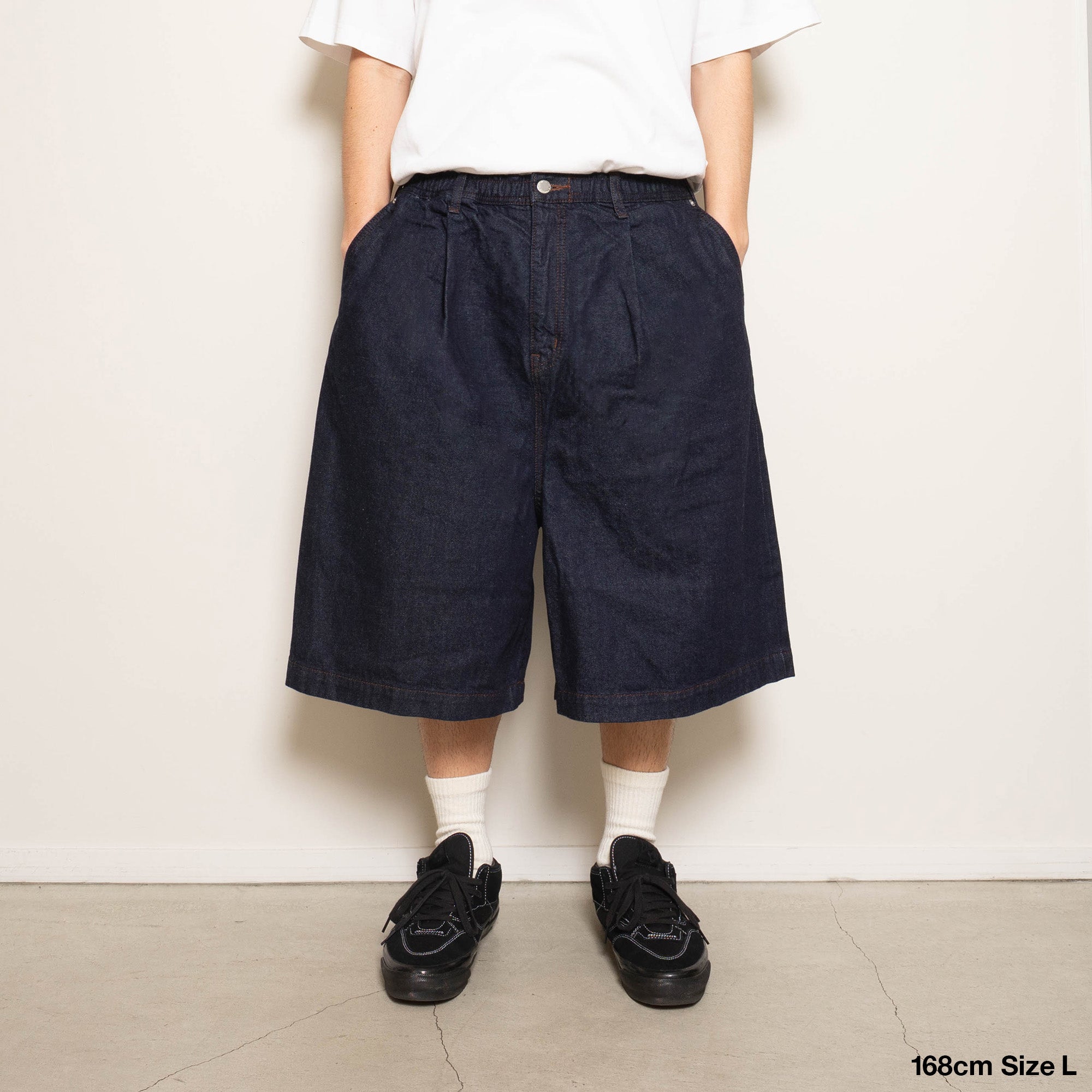 Blue Label Super Loose Denim Easy Shorts - Natural – CUP AND CONE