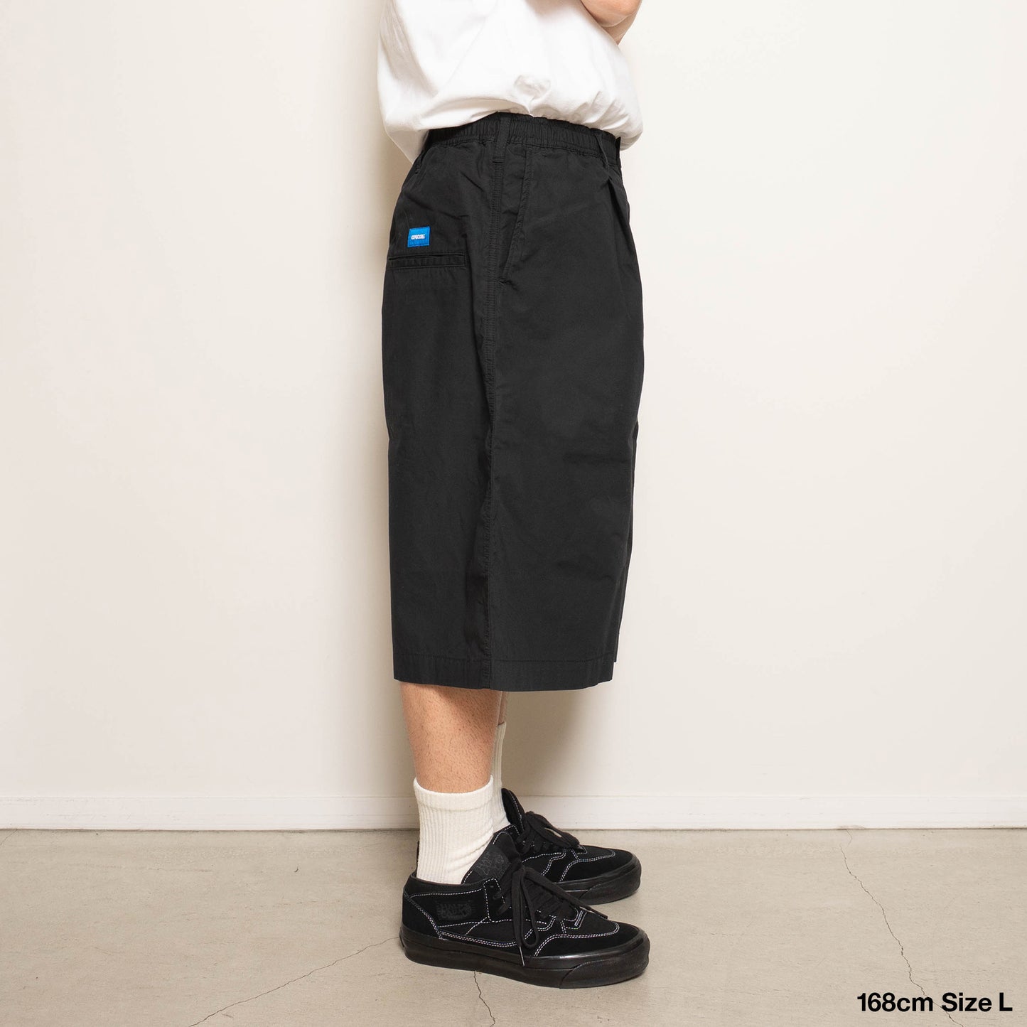 Blue Label Super Loose Light Cotton Easy Shorts - Beige