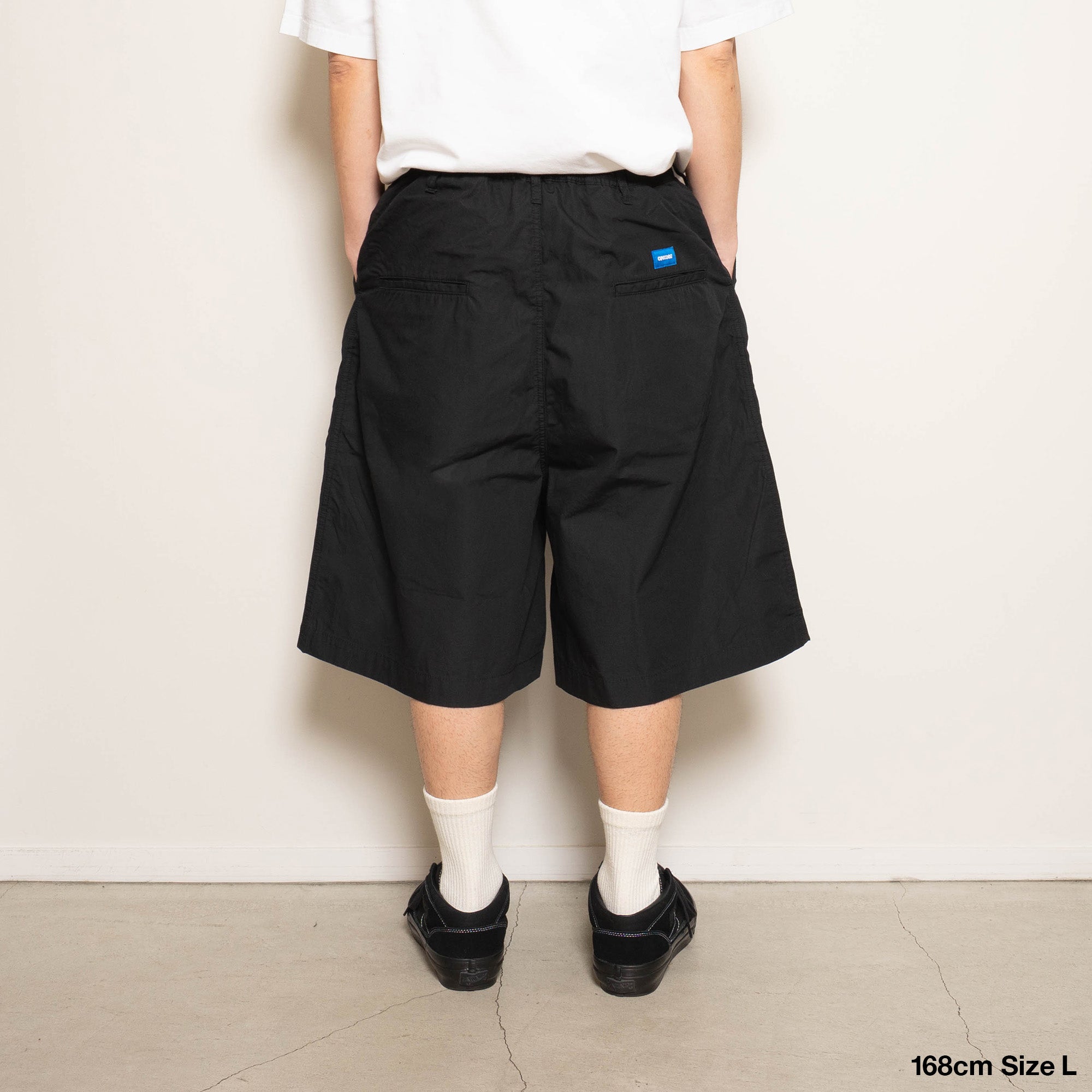 Blue Label Super Loose Light Cotton Easy Shorts - Black – CUP AND CONE