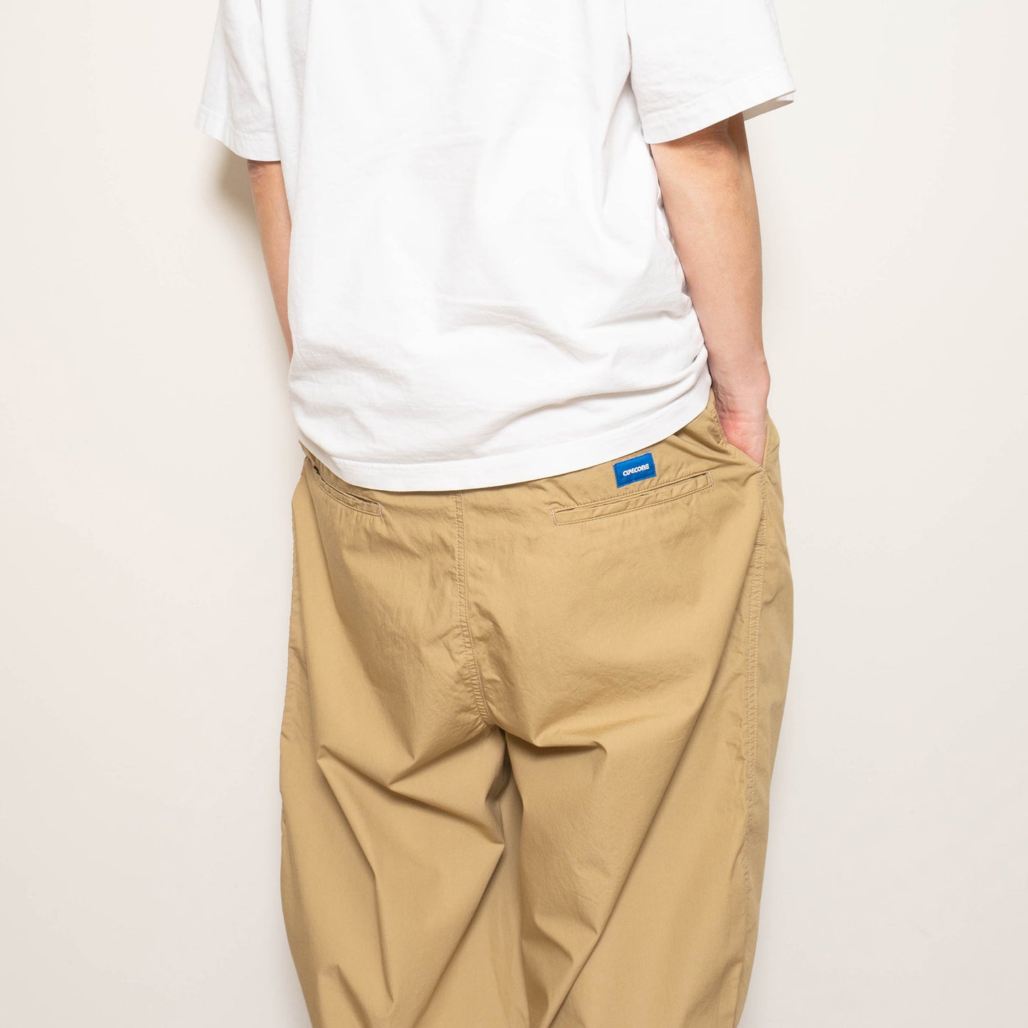 Blue Label Super Loose Light Cotton Easy Pants - Brown