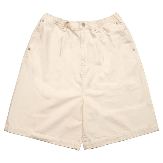 Blue Label Super Loose Denim Easy Shorts - Natural