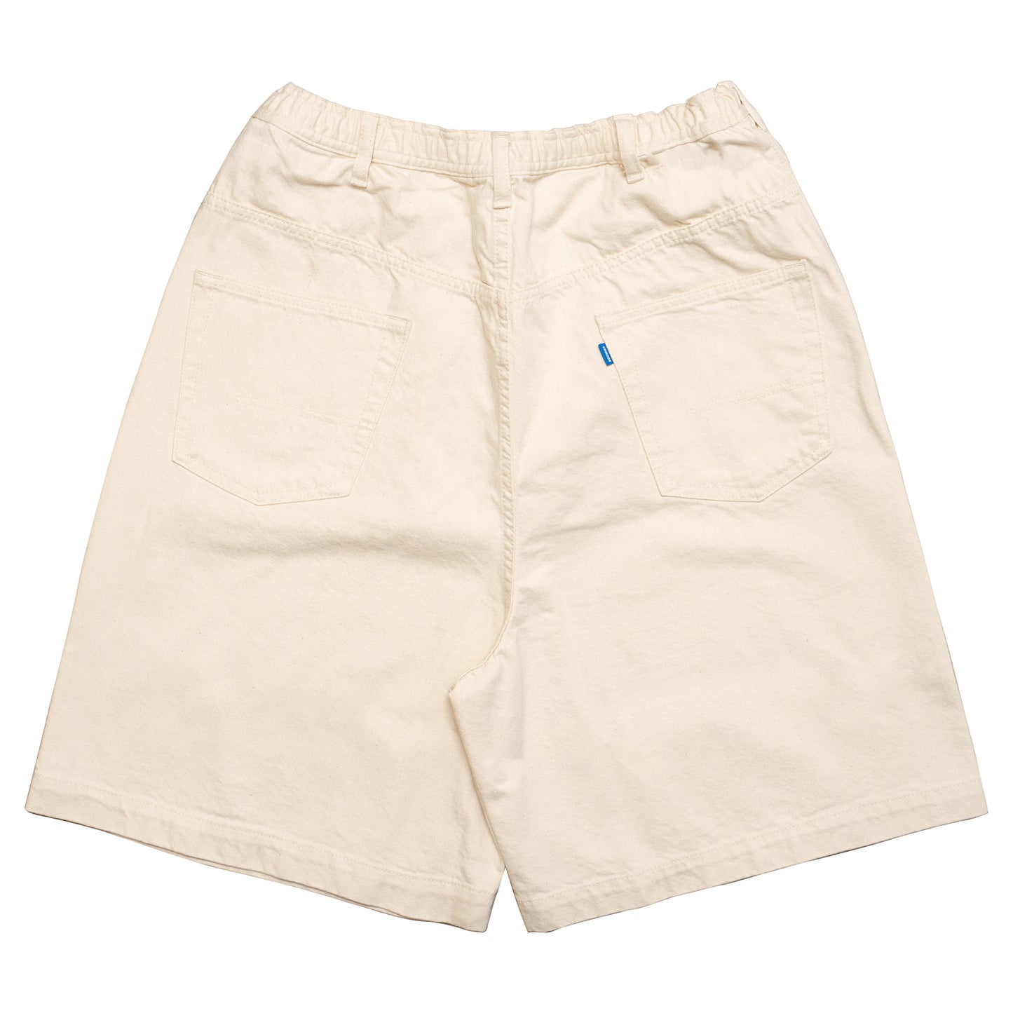 Blue Label Super Loose Denim Easy Shorts - Natural