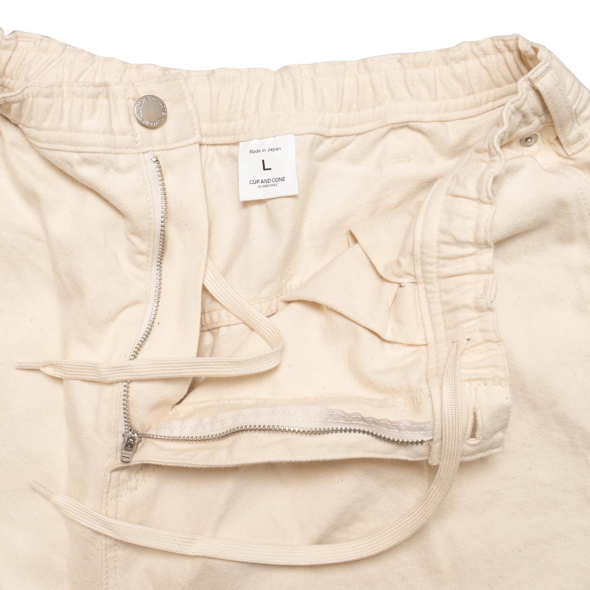 Super Loose Denim Easy Shorts - Natural – CUP AND CONE
