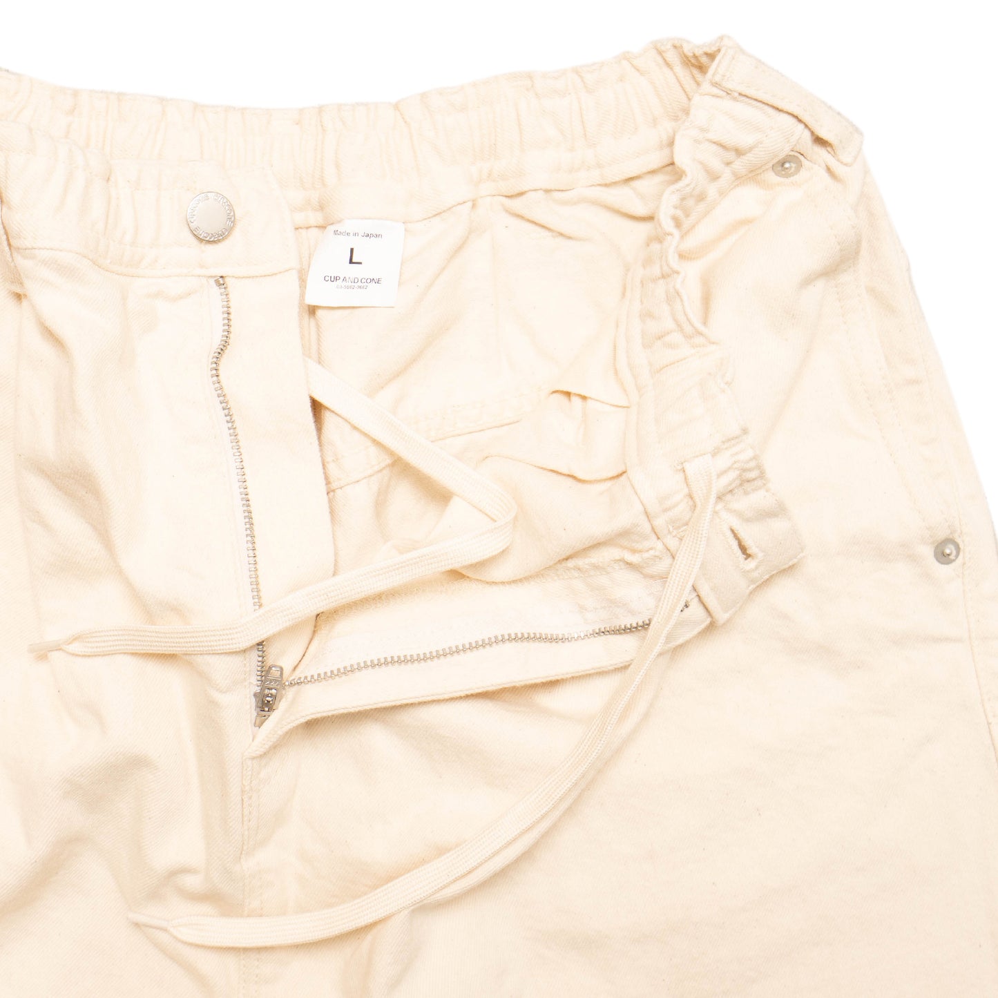 Blue Label Super Loose Denim Easy Pants - Natural