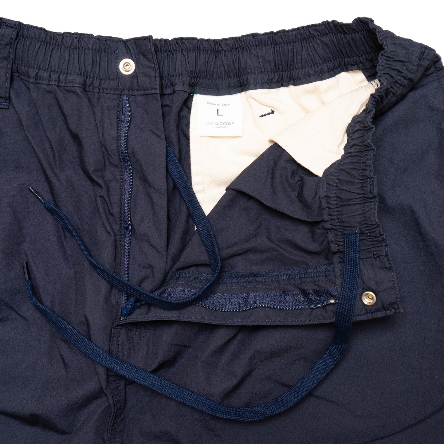 Blue Label Super Loose Light Cotton Easy Shorts - Navy