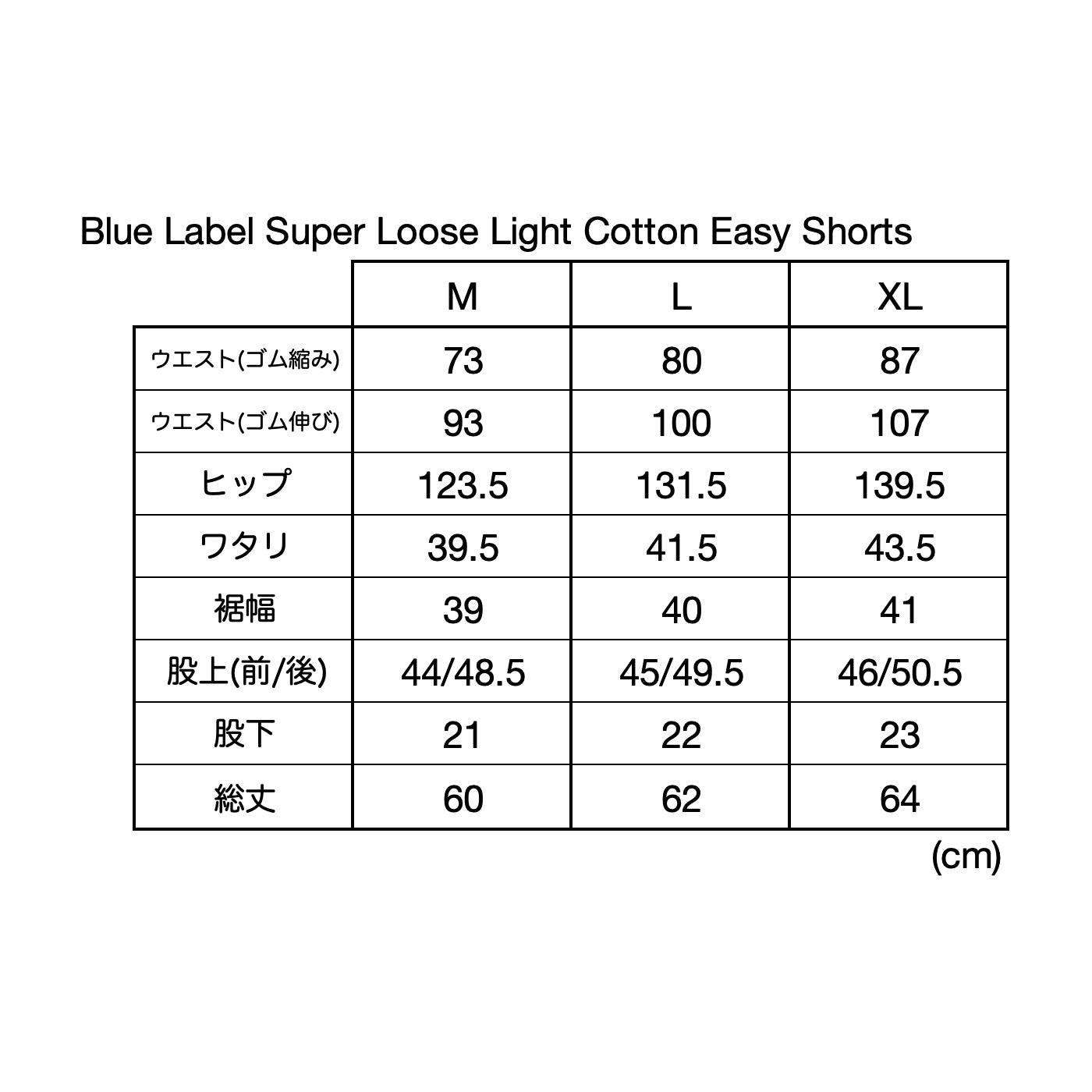 Blue Label Super Loose Light Cotton Easy Shorts - Navy – CUP AND CONE