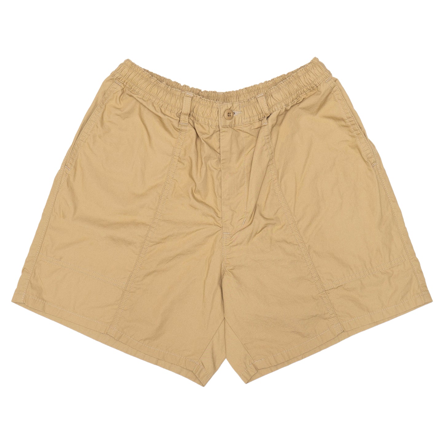 Light Cotton Baggy Shorts - Beige