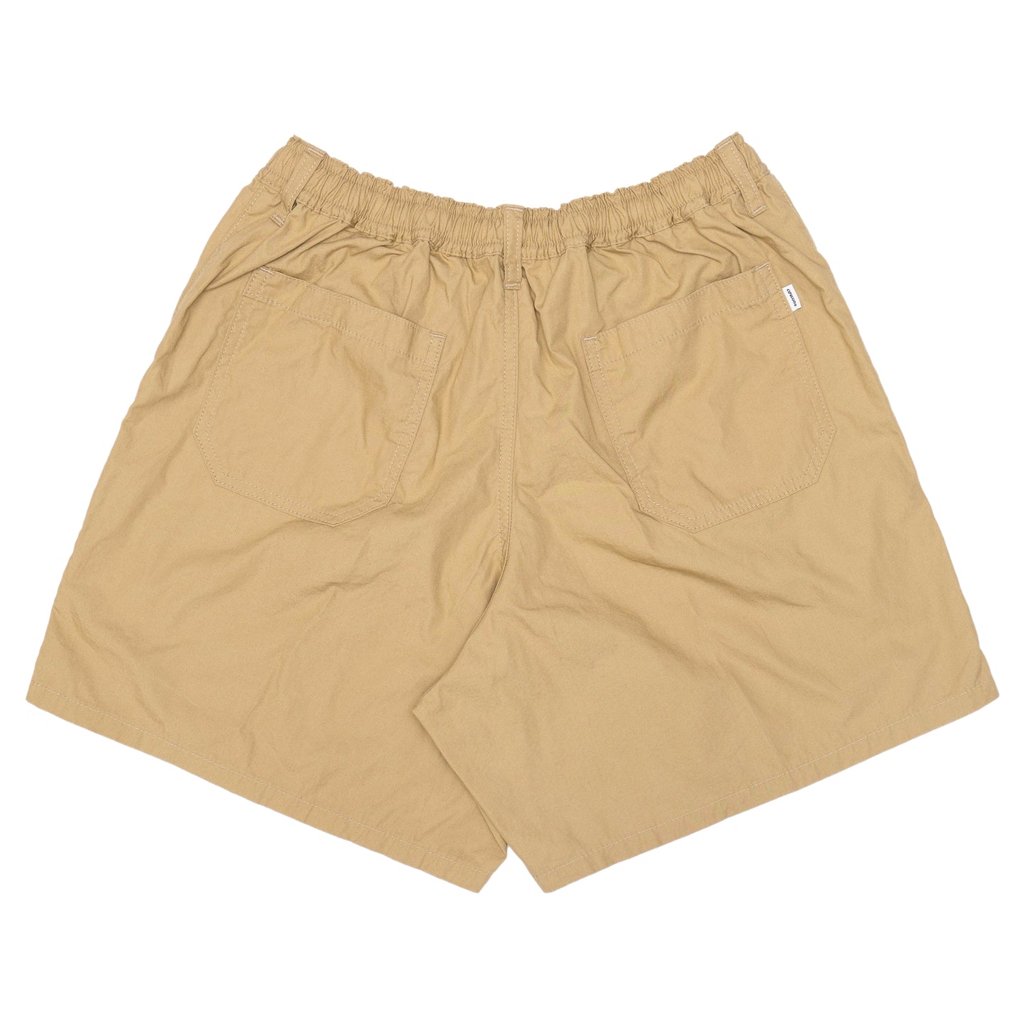 Light Cotton Baggy Shorts - Beige