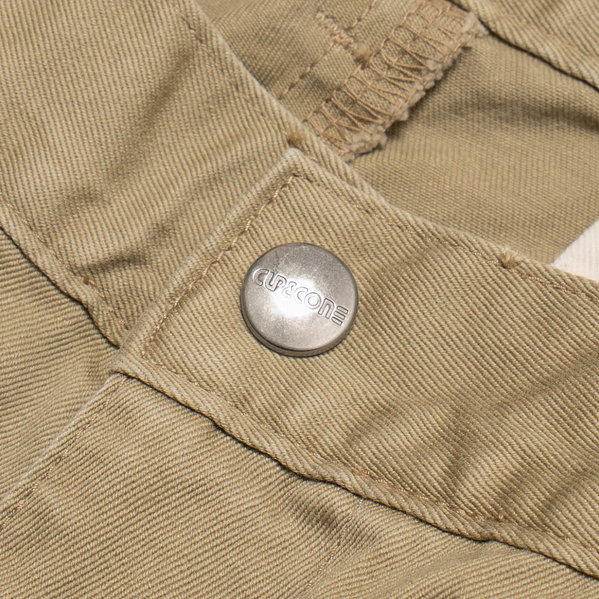 CC Baggy Cotton Twill Trousers - Beige