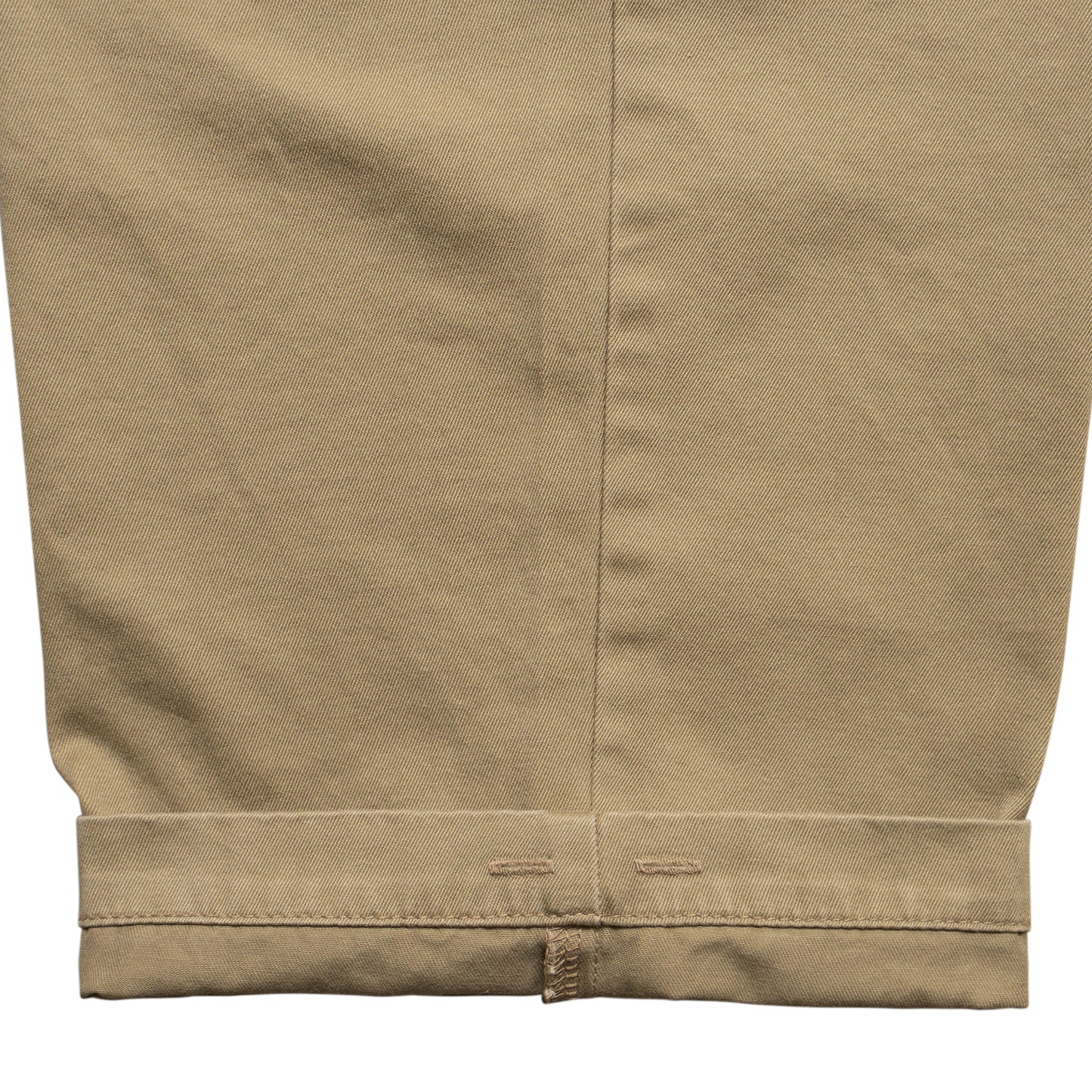 CC Baggy Cotton Twill Trousers - Beige