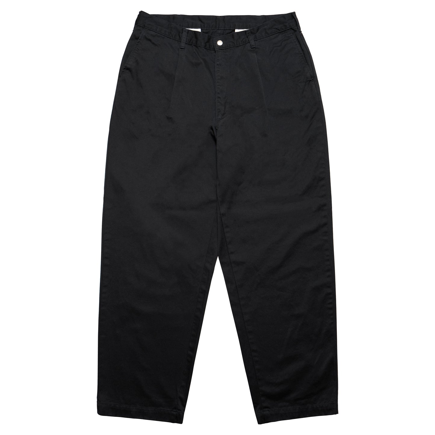 CC Baggy Cotton Twill Trousers - Black