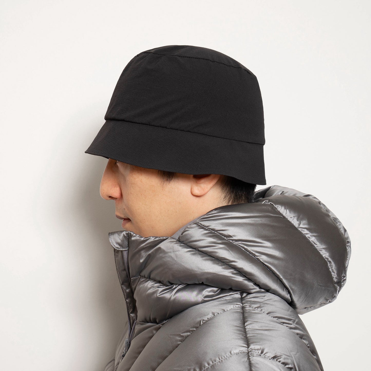 Stretch Nylon Tube Hat - Black