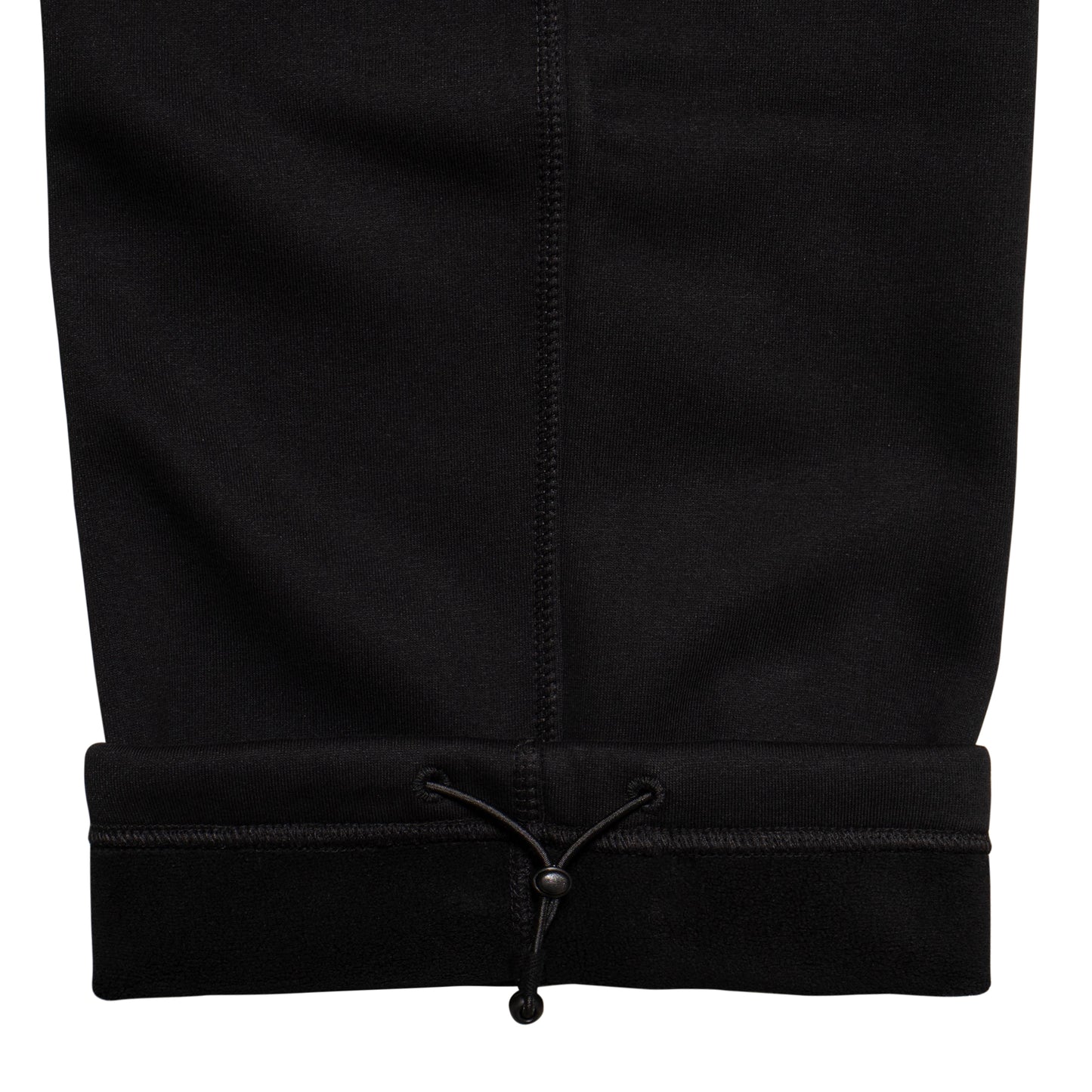 Bonded Fleece Desk Work Pants - Black