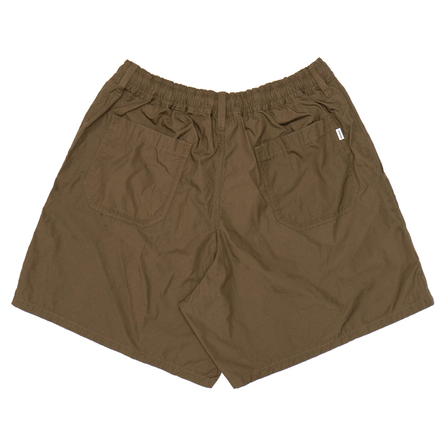 Light Cotton Baggy Shorts - Brown