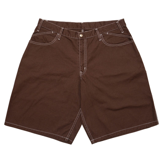 CC Baggy Cotton Canvas Painter Shorts - Brown