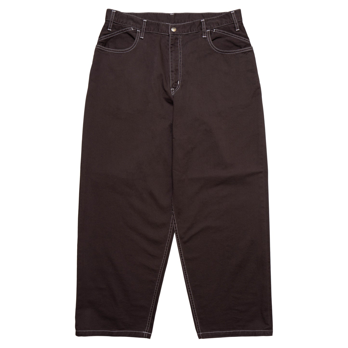 CC Baggy Cotton Drill Jeans - Coffee