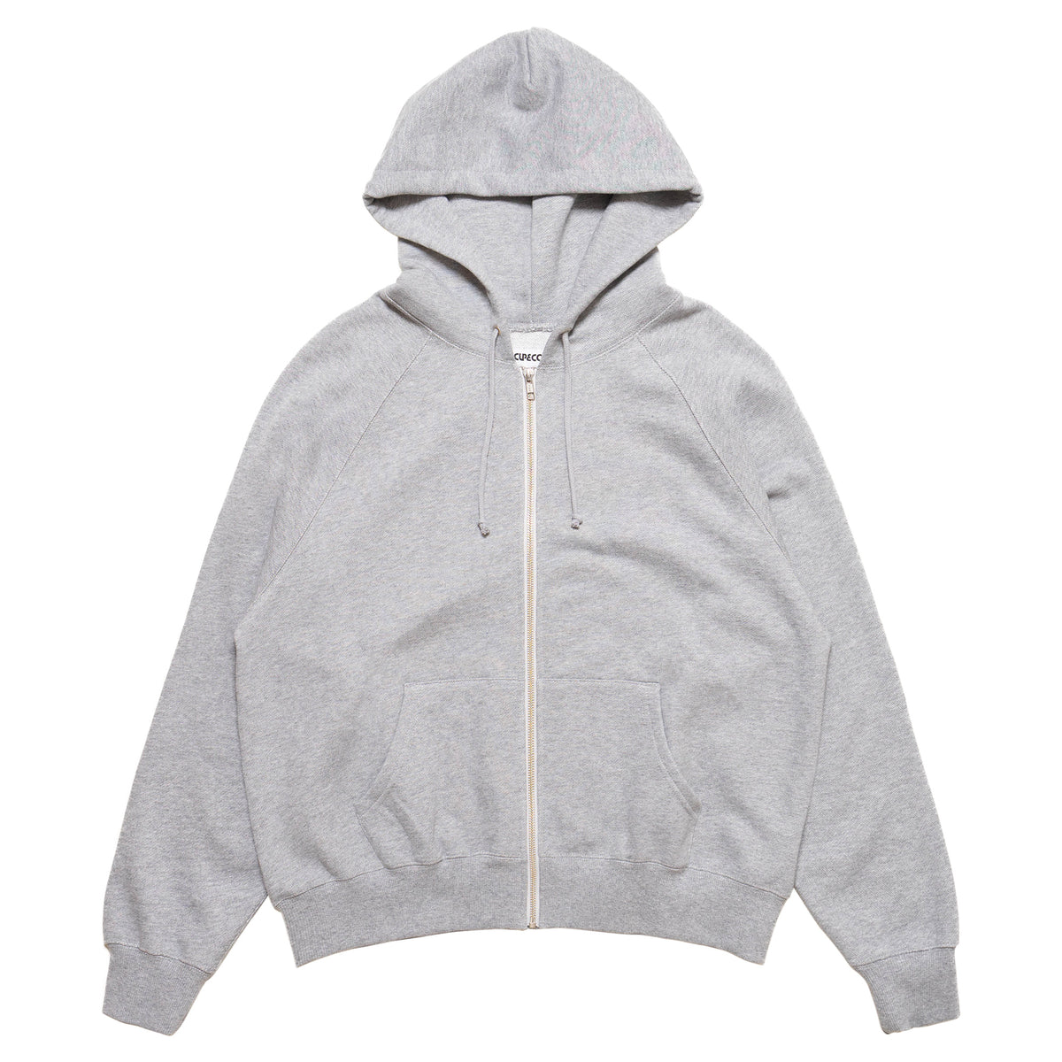 Zip Hoodie - Grey