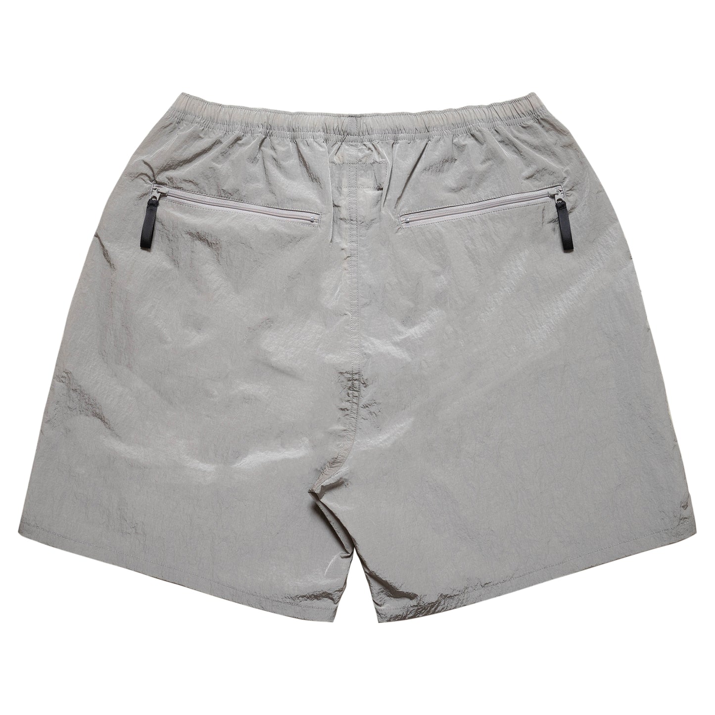 Crispy Nylon Baggy Shorts - Grey