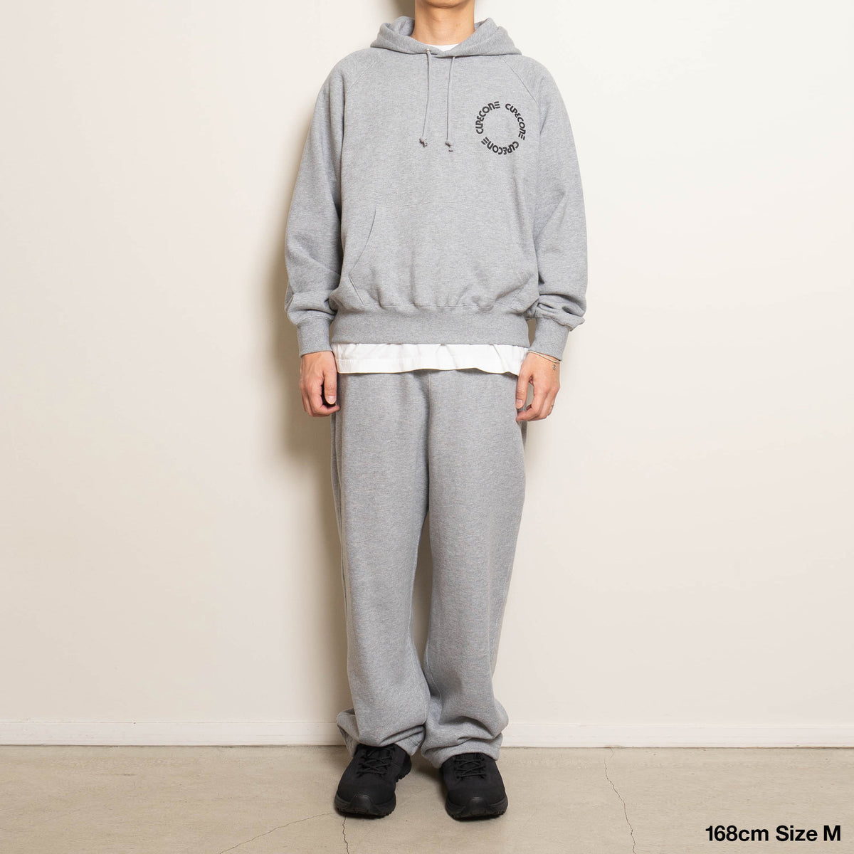 Circle Logo Hoodie - Grey
