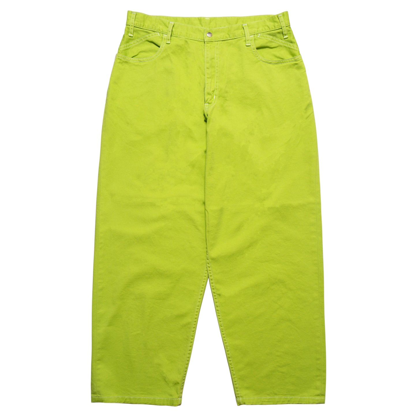 CC Baggy Cotton Drill Jeans - Lime