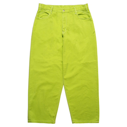 CC Baggy Cotton Drill Jeans - Lime