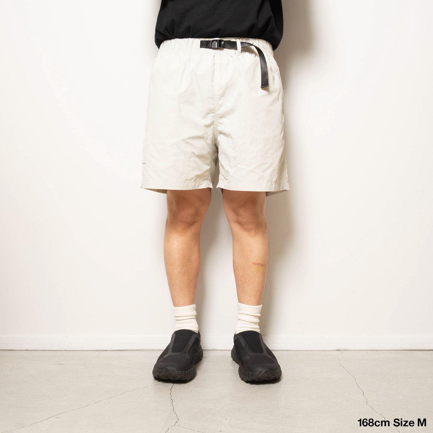 Taslan Nylon Desk Work Shorts - Black