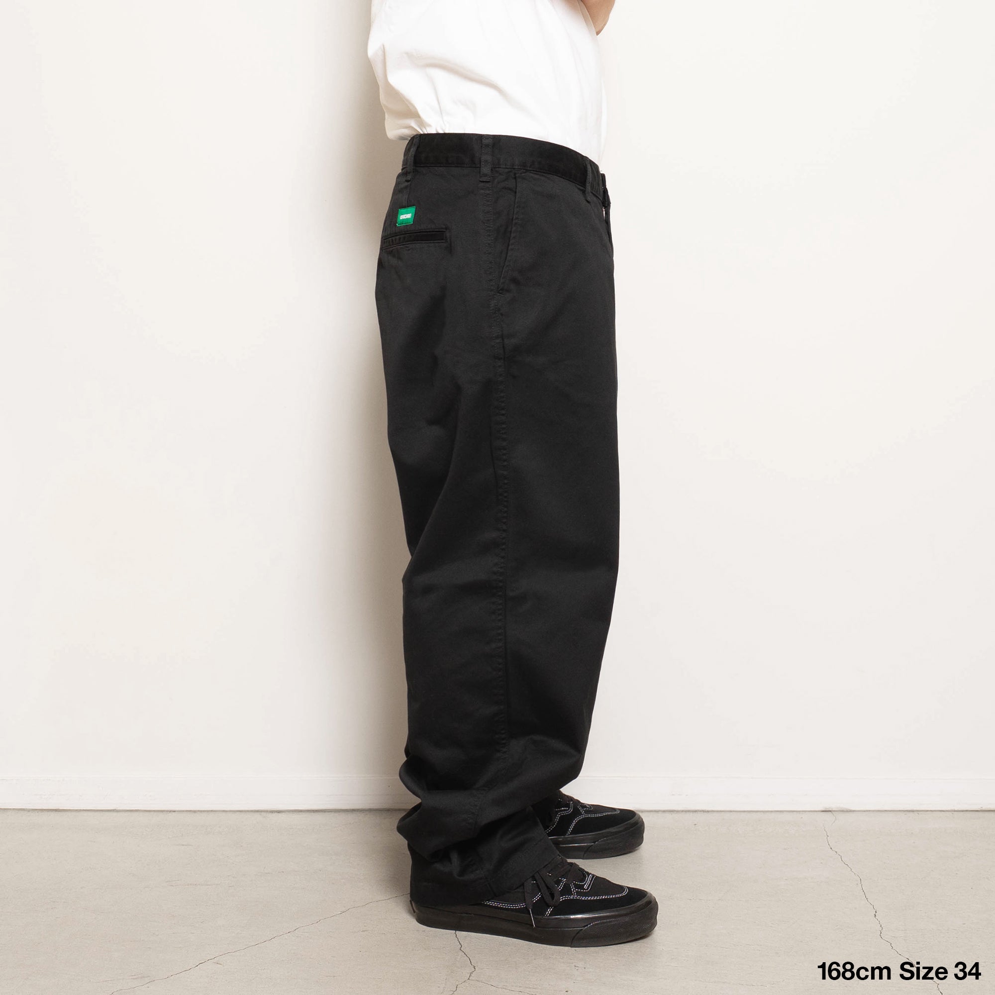 Green Label Basic Chino Pants - Black – CUP AND CONE