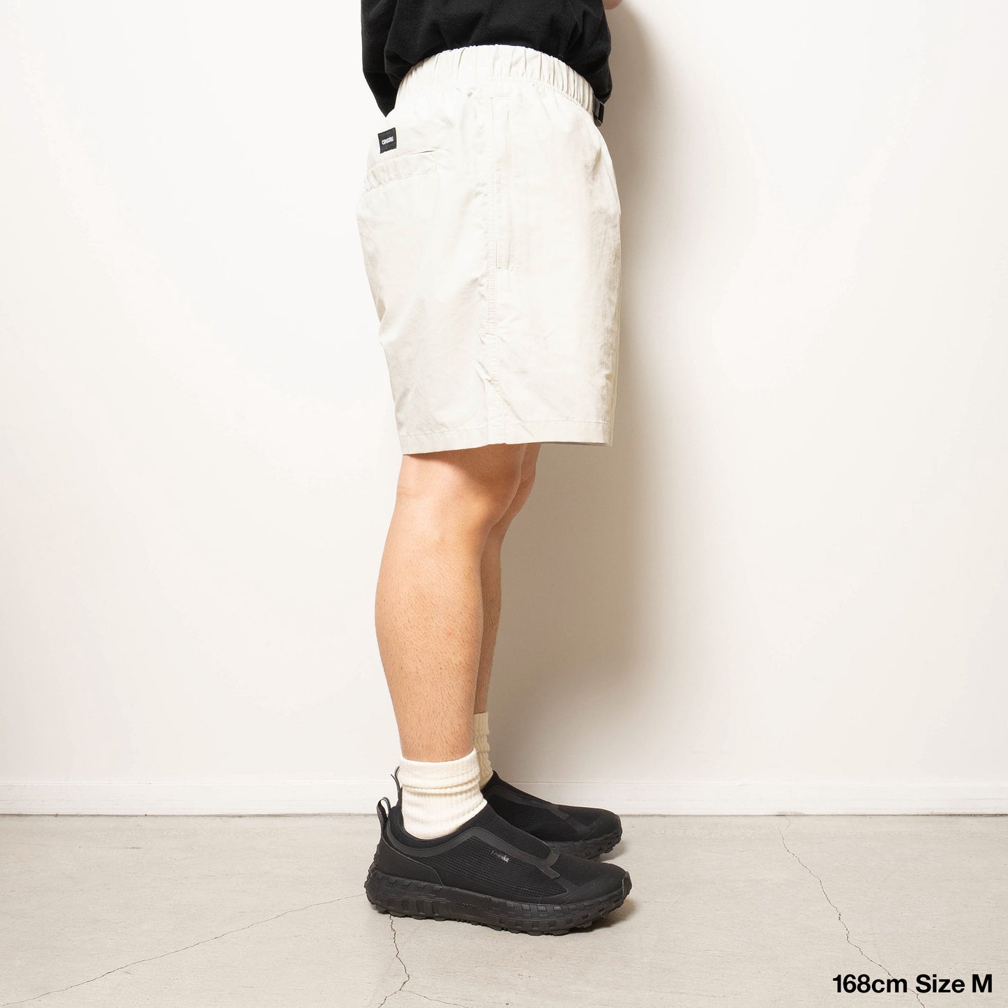 Taslan Nylon Desk Work Shorts - Black