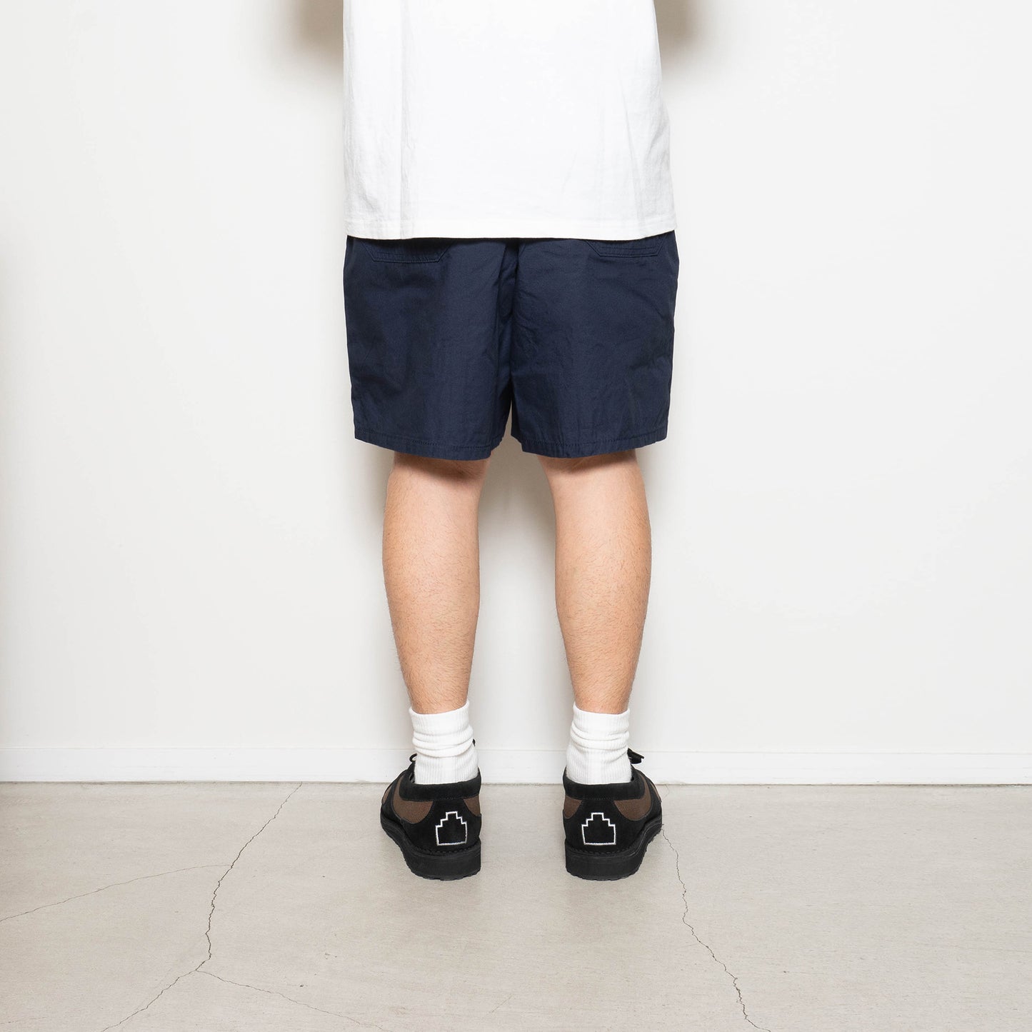 Light Cotton Baggy Shorts - Navy