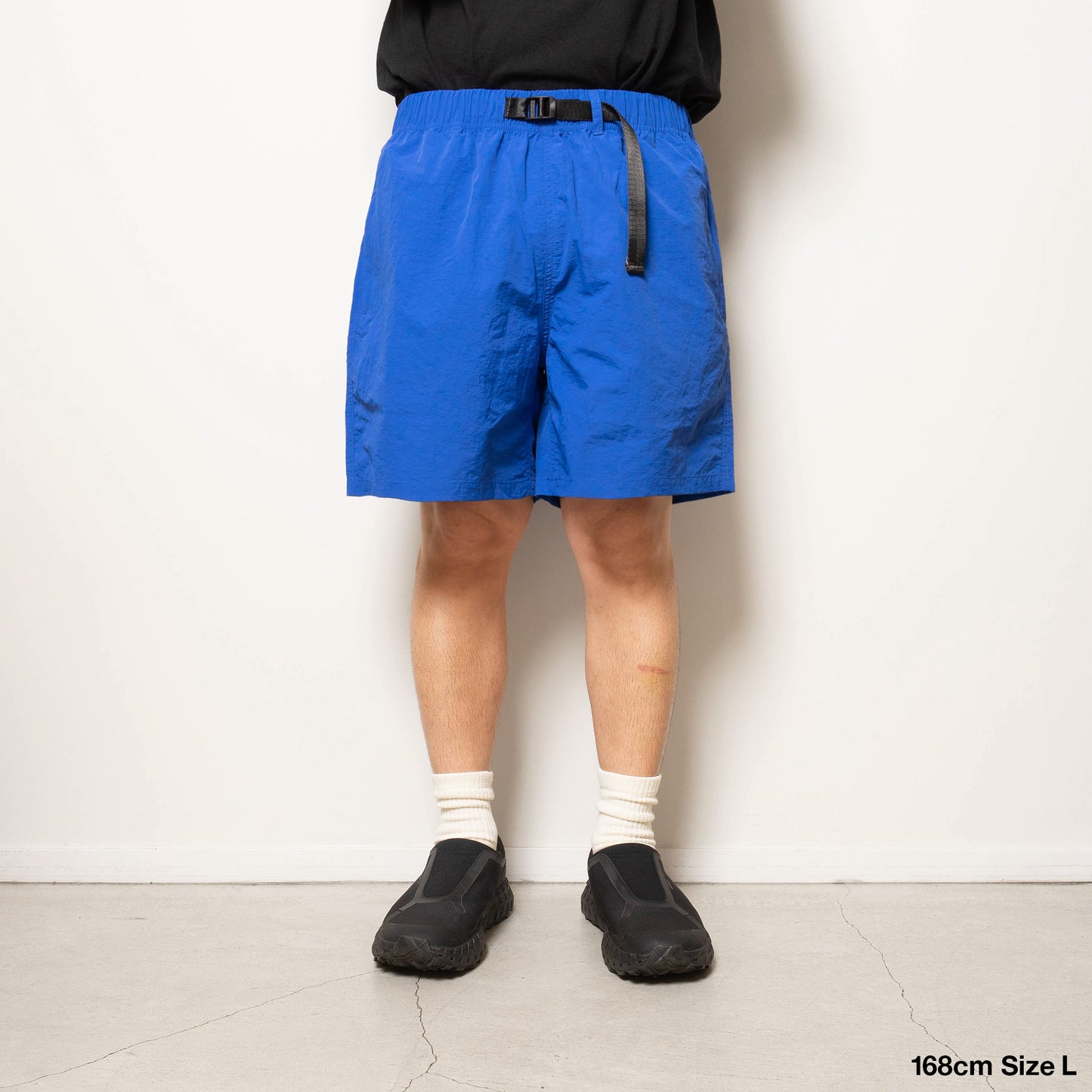 Taslan Nylon Desk Work Shorts - Black