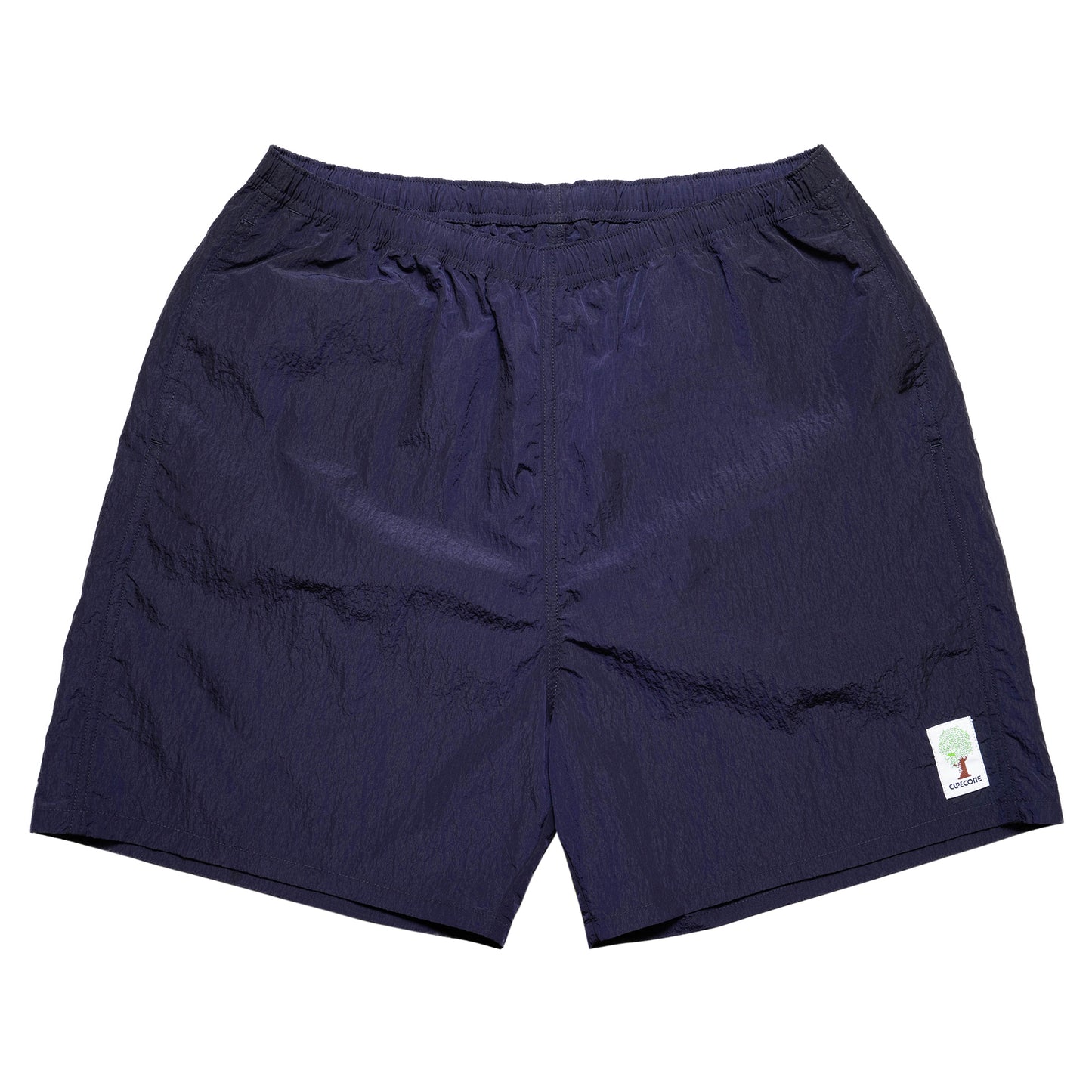 Crispy Nylon Baggy Shorts - Navy