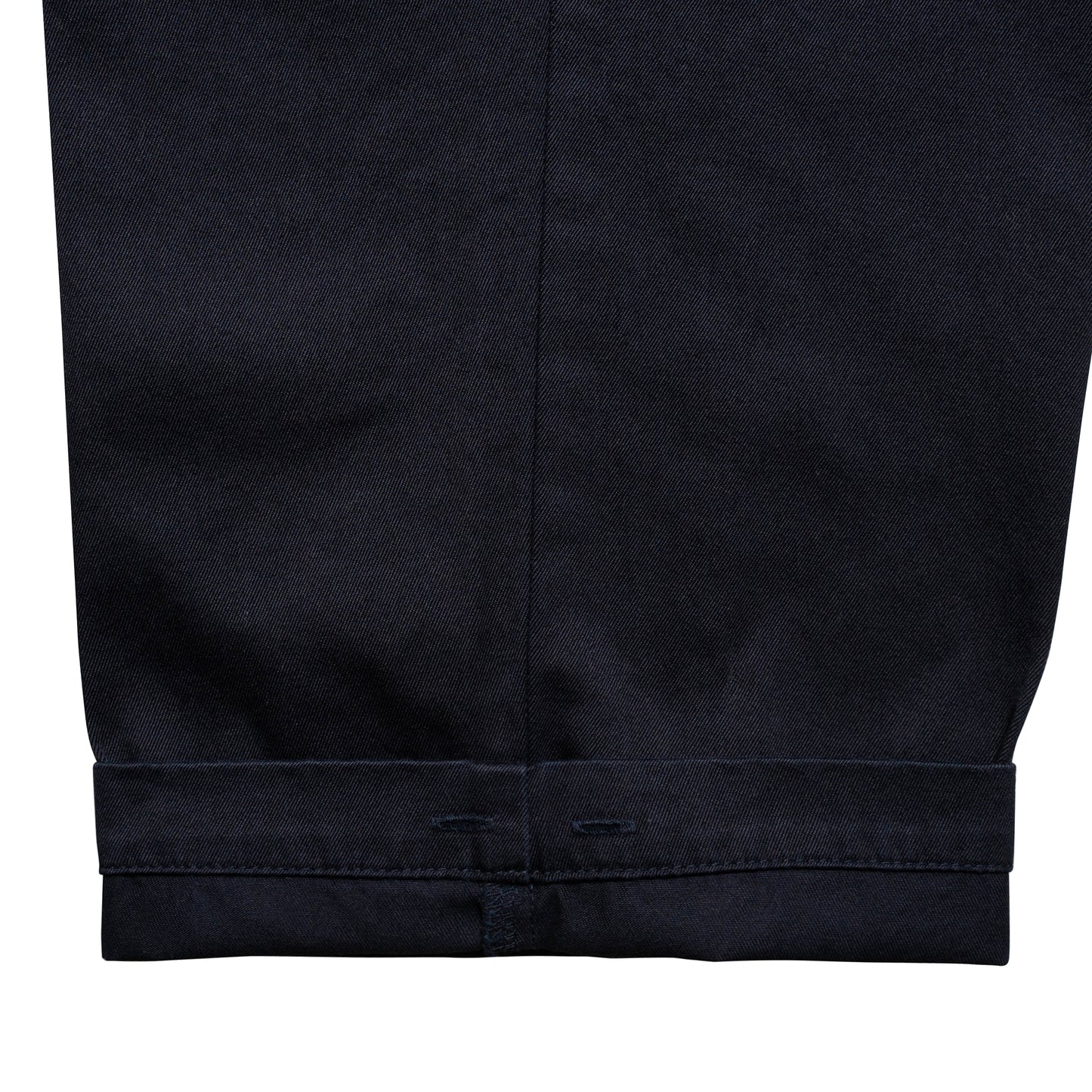CC Baggy Cotton Twill Trousers - Navy