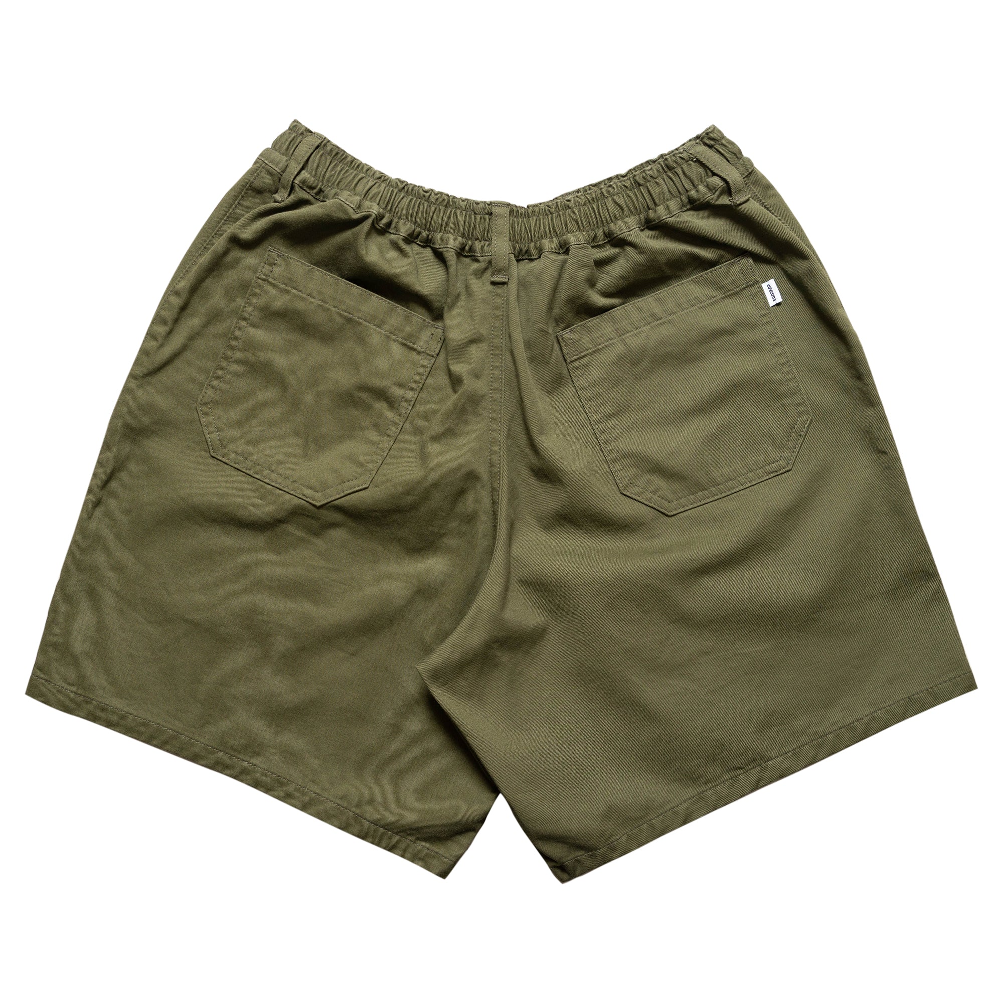 Cotton Twill Baggy Shorts - Olive – CUP AND CONE