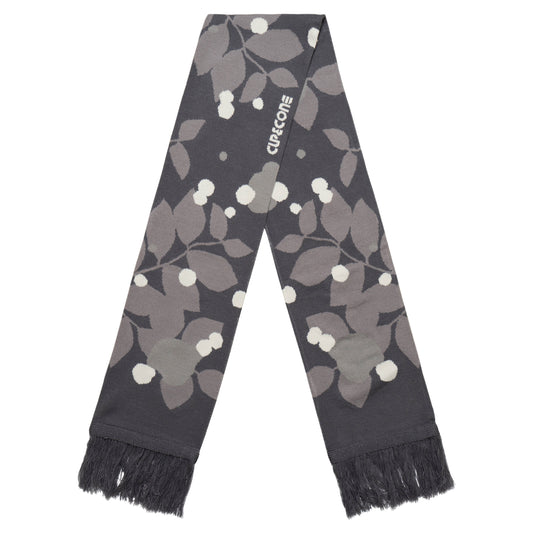 Zo Leaf Scarf - Charcoal