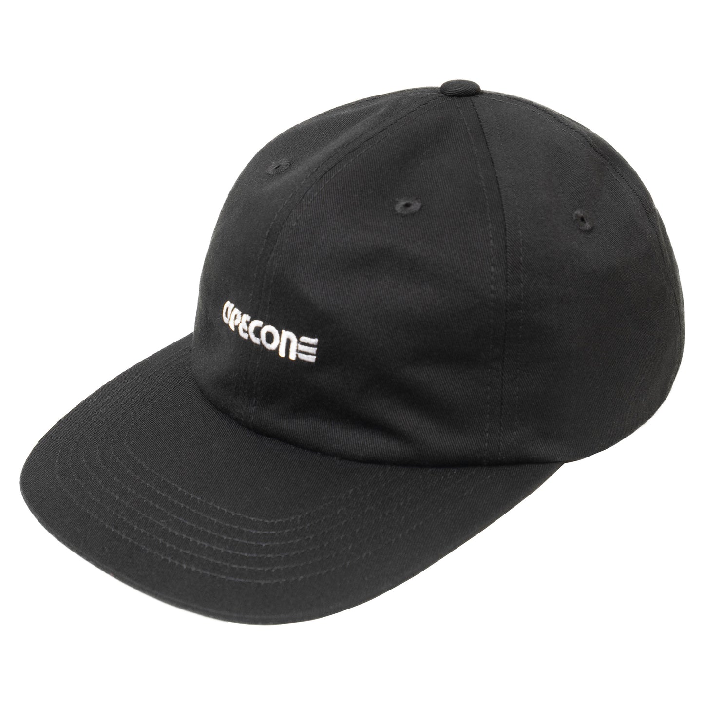 Cotton Twill 6 Panel - Black