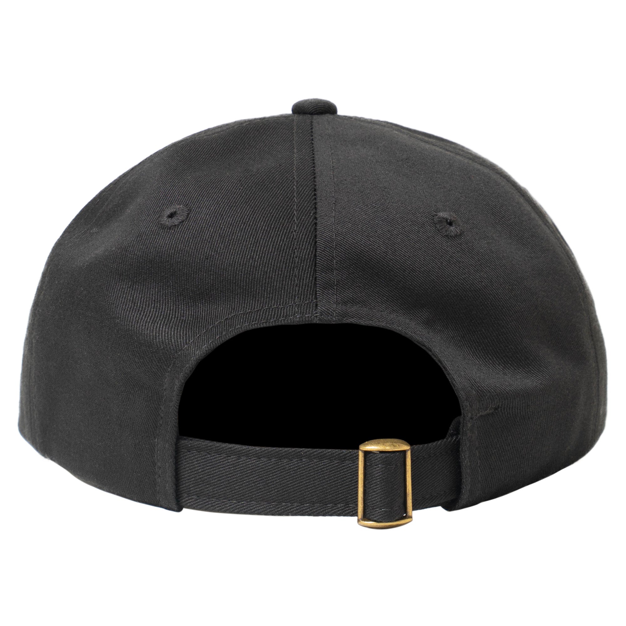 Cotton Twill 6 Panel - Black – CUP AND CONE