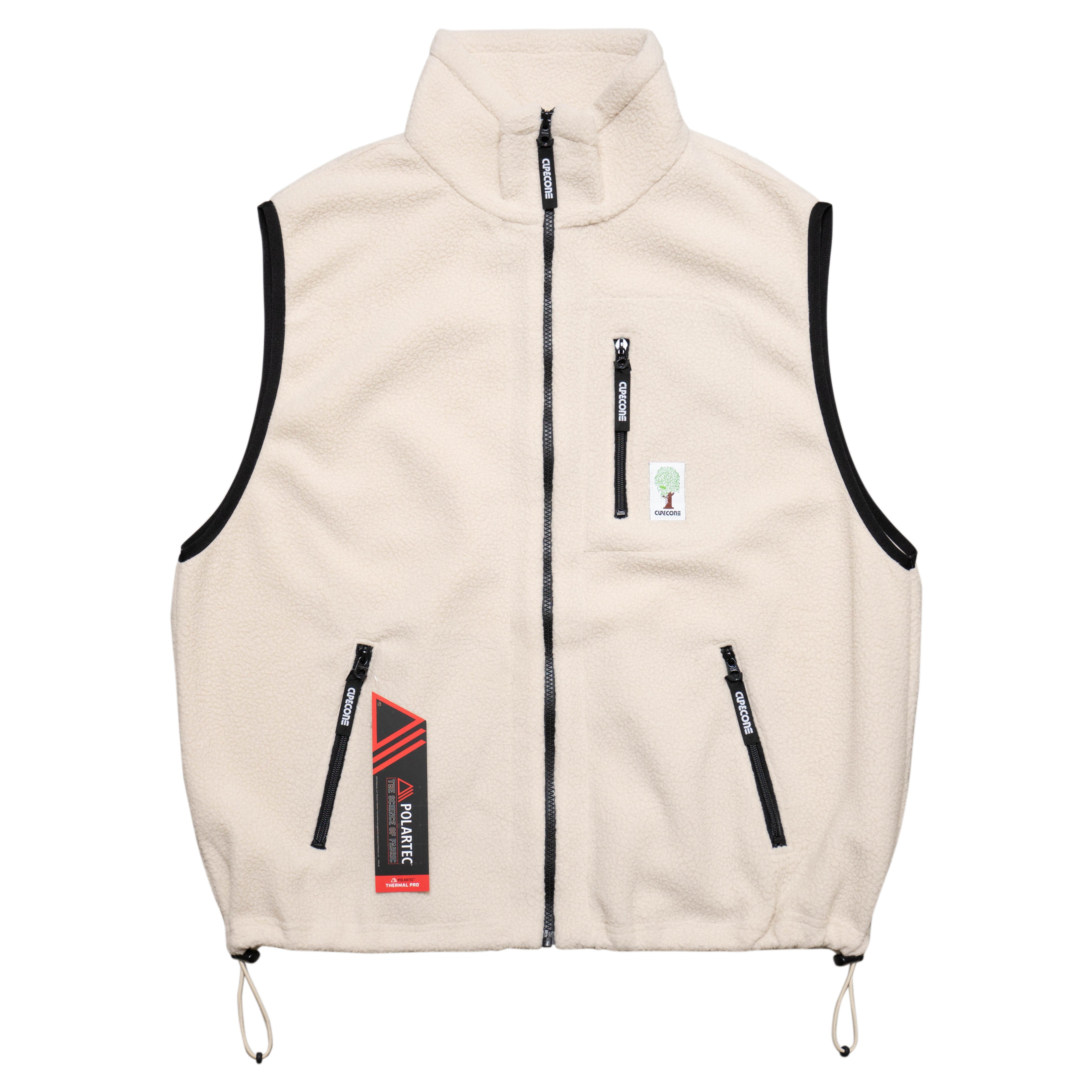 Fleece Vest - Ivory