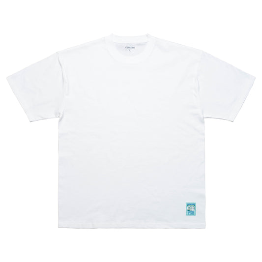 LISTENING IS LIVING Label Tee - White