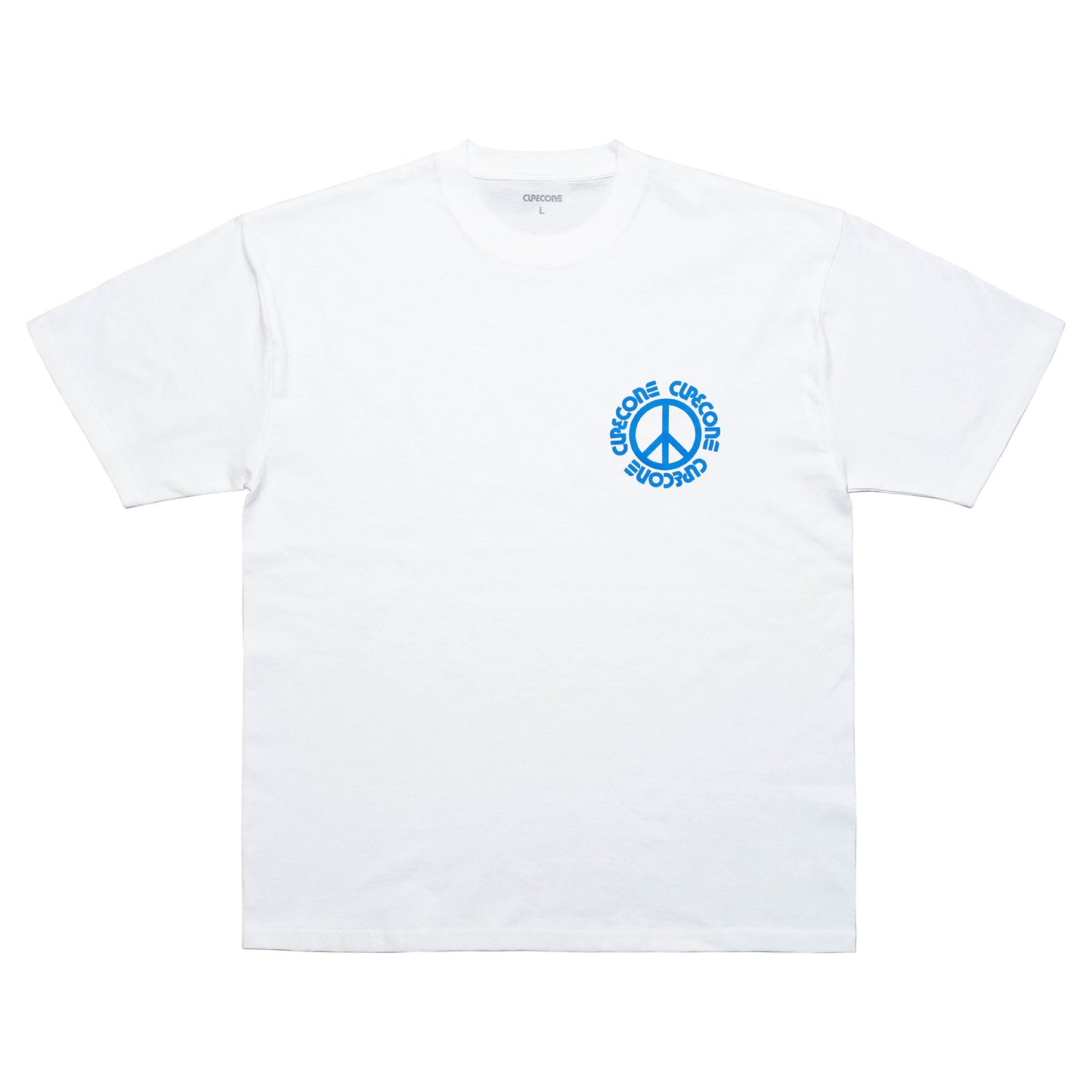 Circle Logo Tee - White/Blue