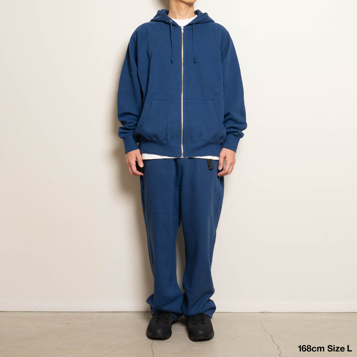 Zip Hoodie - Blue